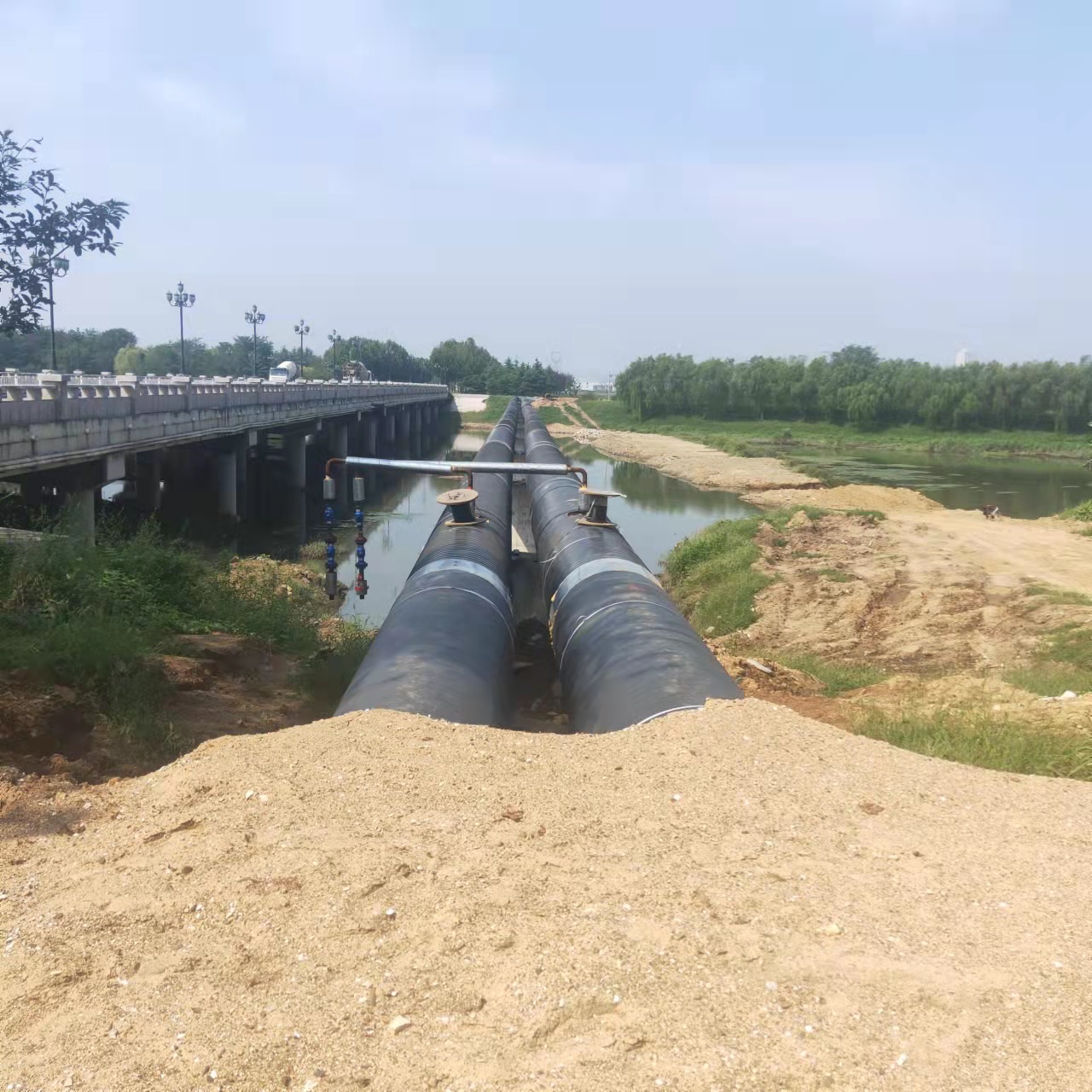 咸阳武汉顶管输油管道清洗